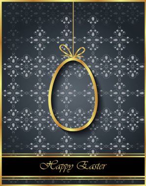 Mutlu Paskalya modern ve zarif arka plan.