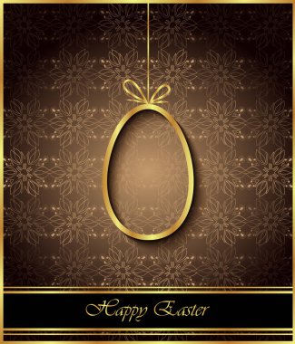 Mutlu Paskalya modern ve zarif arka plan.