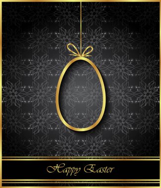 Mutlu Paskalya modern ve zarif arka plan.