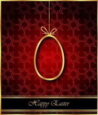 Mutlu Paskalya modern ve zarif arka plan.