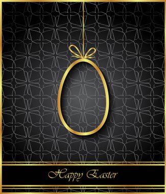 Mutlu Paskalya modern ve zarif arka plan.