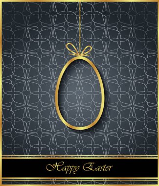 Mutlu Paskalya modern ve zarif arka plan.