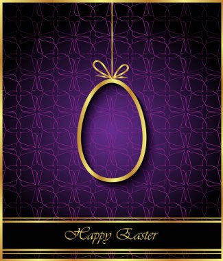 Mutlu Paskalya modern ve zarif arka plan.