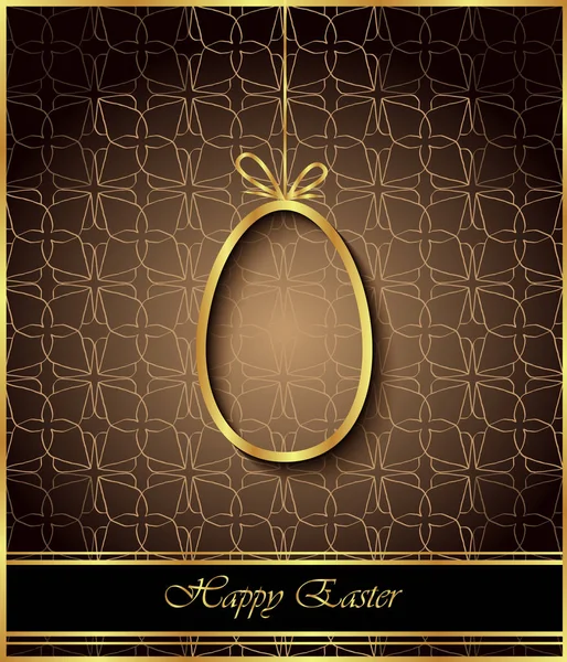 Happy Easter modern and elegant background. — Stock Vector