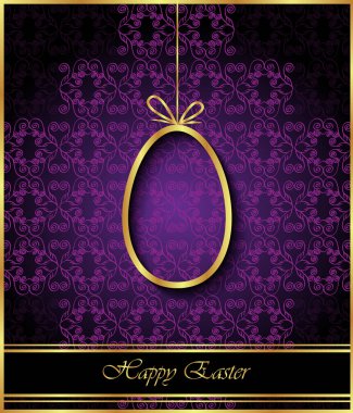 Mutlu Paskalya modern ve zarif arka plan.