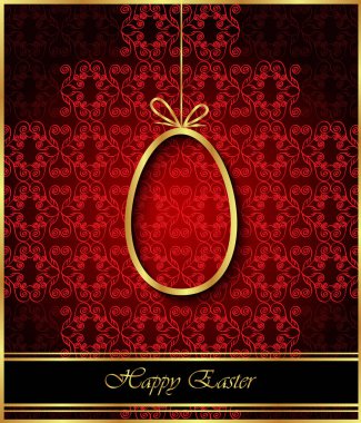 Mutlu Paskalya modern ve zarif arka plan.