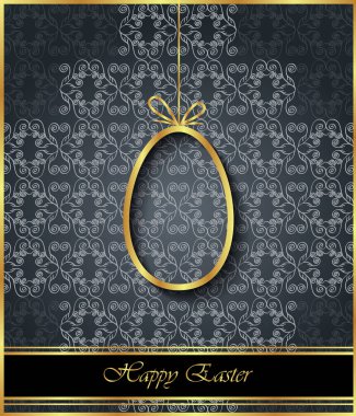 Mutlu Paskalya modern ve zarif arka plan.