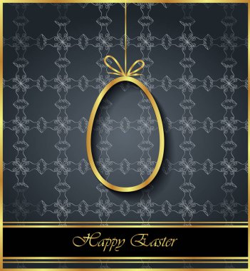 Mutlu Paskalya modern ve zarif arka plan.