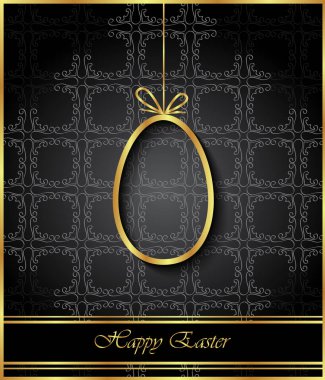 Mutlu Paskalya modern ve zarif arka plan.