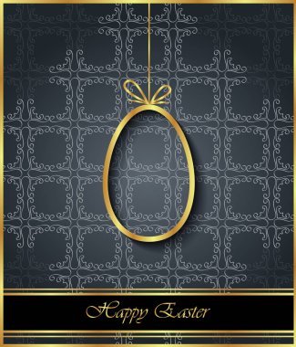 Mutlu Paskalya modern ve zarif arka plan.