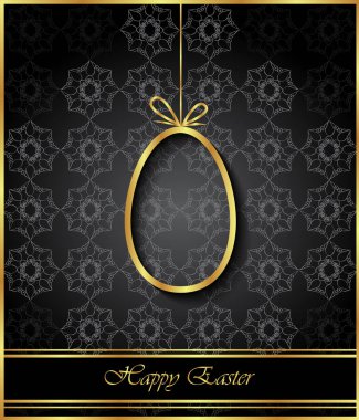 Mutlu Paskalya modern ve zarif arka plan.