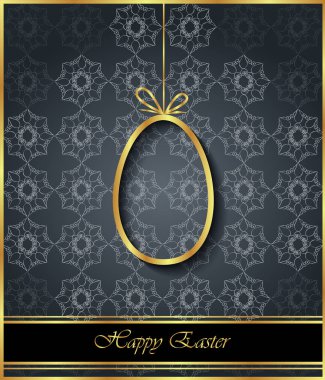 Mutlu Paskalya modern ve zarif arka plan.