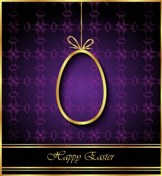 Happy Easter modern and elegant background. — Stock Vector
