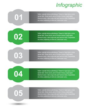 Infographic şablon tasarımı