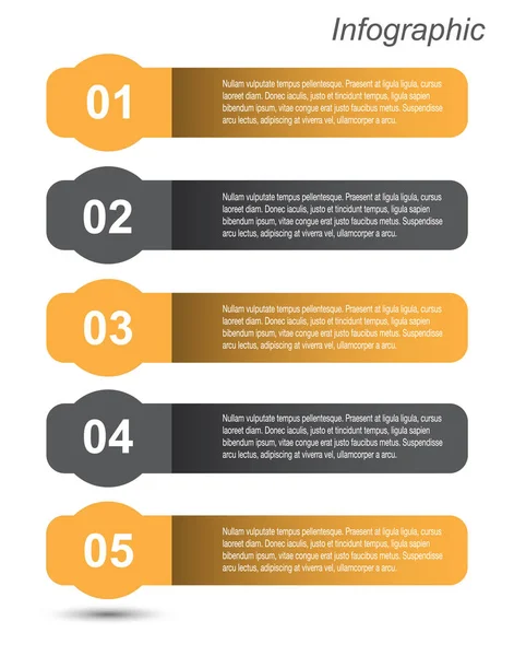 Infographic şablon tasarımı — Stok Vektör