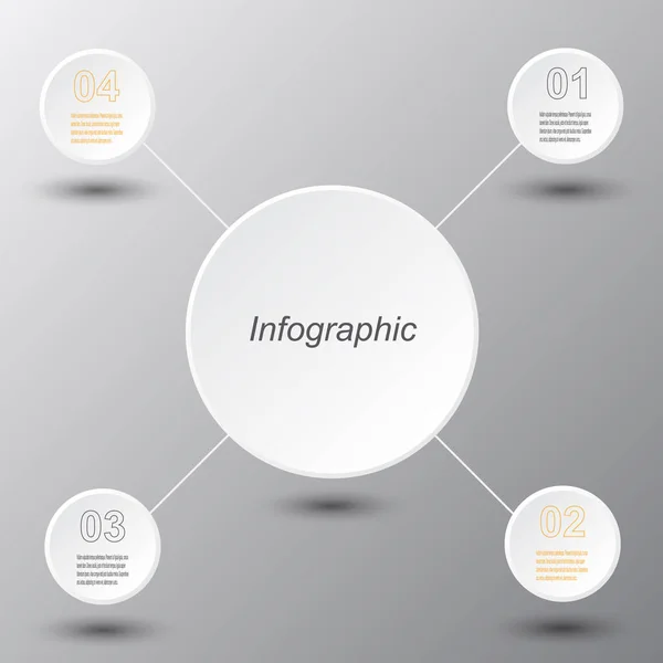 Infografía Plantilla de diseño — Archivo Imágenes Vectoriales