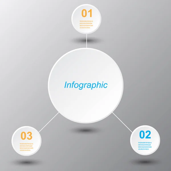 Modelo de design infográfico — Vetor de Stock