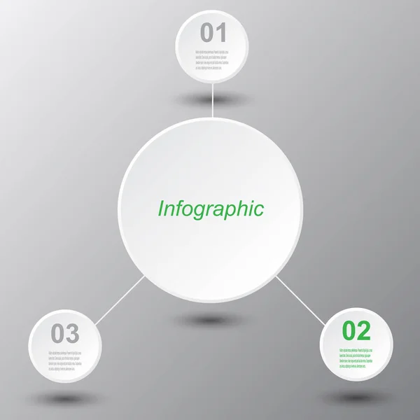 Šablona návrhu aplikace Infographic — Stockový vektor