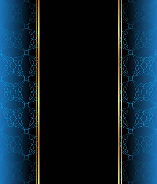 Altın gibi dekorasyonu ve yeri olan zarif, dikişsiz duvar kâğıdı..