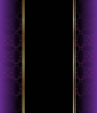 Altın gibi dekorasyonu ve yeri olan zarif, dikişsiz duvar kâğıdı..