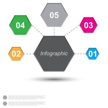 Infographic tasarım şablonu