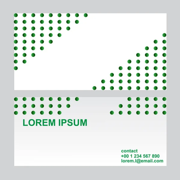 Modelo de design de cartão de visita. —  Vetores de Stock