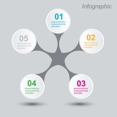 Infographic tasarım şablonu