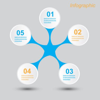 Infographic tasarım şablonu