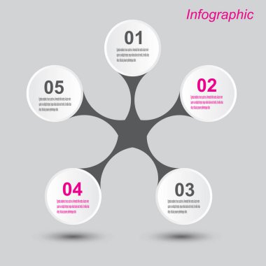 Infographic tasarım şablonu