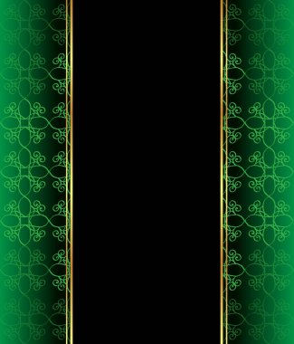 Altın gibi dekorasyonu ve yeri olan zarif, dikişsiz duvar kâğıdı..