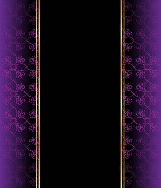 Altın gibi dekorasyonu ve yeri olan zarif, dikişsiz duvar kâğıdı..