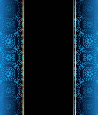 Altın gibi dekorasyonu ve yeri olan zarif, dikişsiz duvar kâğıdı..