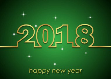 2018 mutlu yeni yıl arka plan.