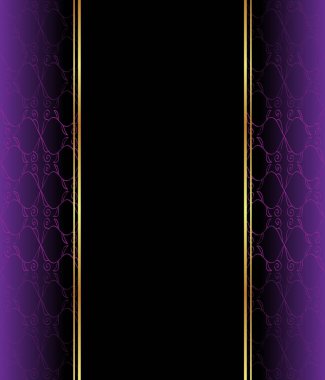 Altın gibi dekorasyonu ve yeri olan zarif, dikişsiz duvar kâğıdı..