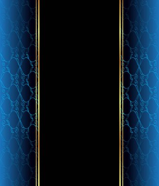 Altın gibi dekorasyonu ve yeri olan zarif, dikişsiz duvar kâğıdı..