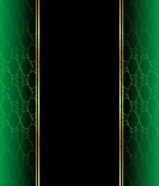 Altın gibi dekorasyonu ve yeri olan zarif, dikişsiz duvar kâğıdı..