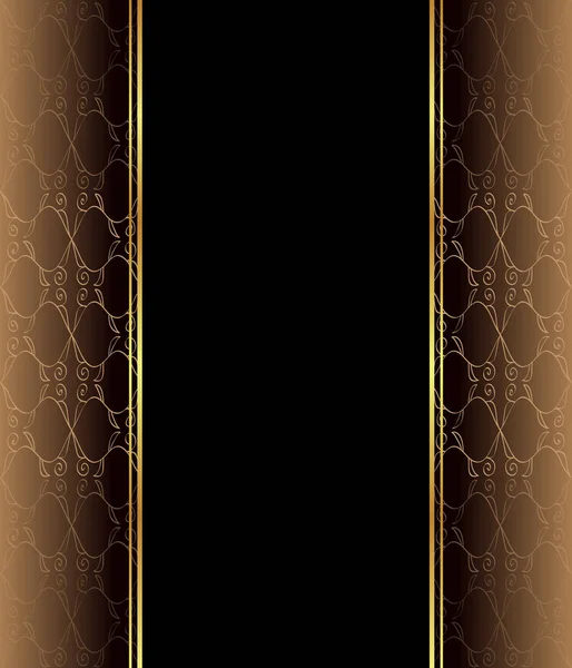 Altın gibi dekorasyonu ve yeri olan zarif, dikişsiz duvar kâğıdı..