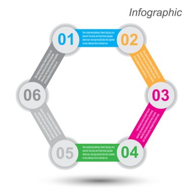 Infographic tasarım şablonu
