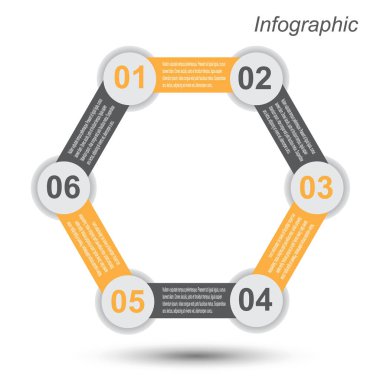 Infographic tasarım şablonu