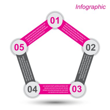 Infographic tasarım şablonu
