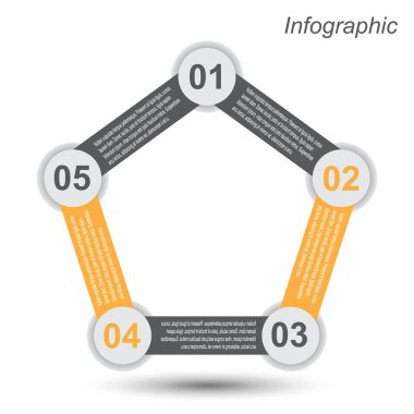 Infographic tasarım şablonu