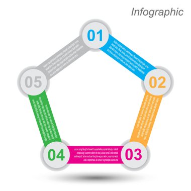 Infographic tasarım şablonu