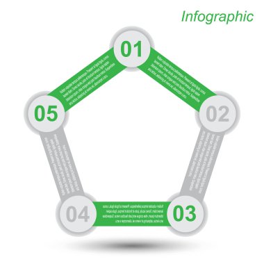 Infographic tasarım şablonu