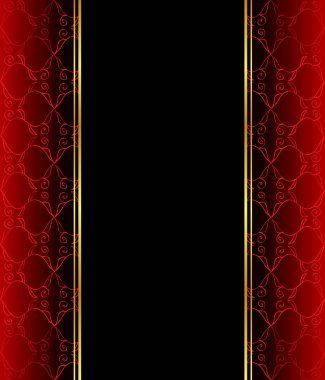 Altın gibi dekorasyonu ve yeri olan zarif, dikişsiz duvar kâğıdı..