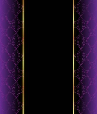 Altın gibi dekorasyonu ve yeri olan zarif, dikişsiz duvar kâğıdı.. 