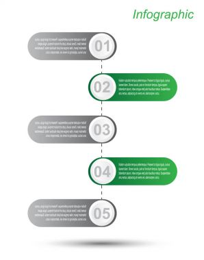 Infographic tasarım şablonu
