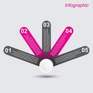 Infographic tasarım şablonu