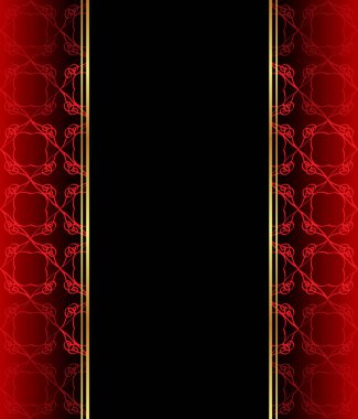 Altın gibi dekorasyonu ve yeri olan zarif, dikişsiz duvar kâğıdı..