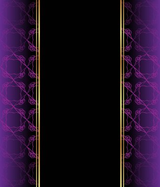 Altın gibi dekorasyonu ve yeri olan zarif, dikişsiz duvar kâğıdı..