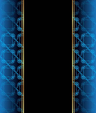 Altın gibi dekorasyonu ve yeri olan zarif, dikişsiz duvar kâğıdı..